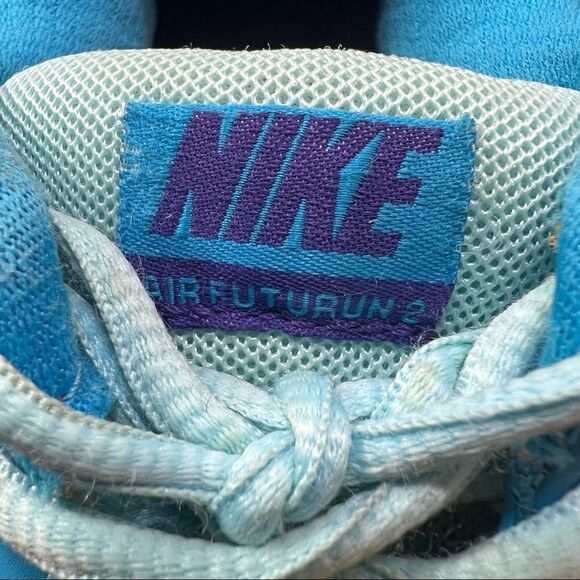 Nike Womens Air Futurun 2 Running Vivid Blue Shoes 6 - Picture 9 of 11